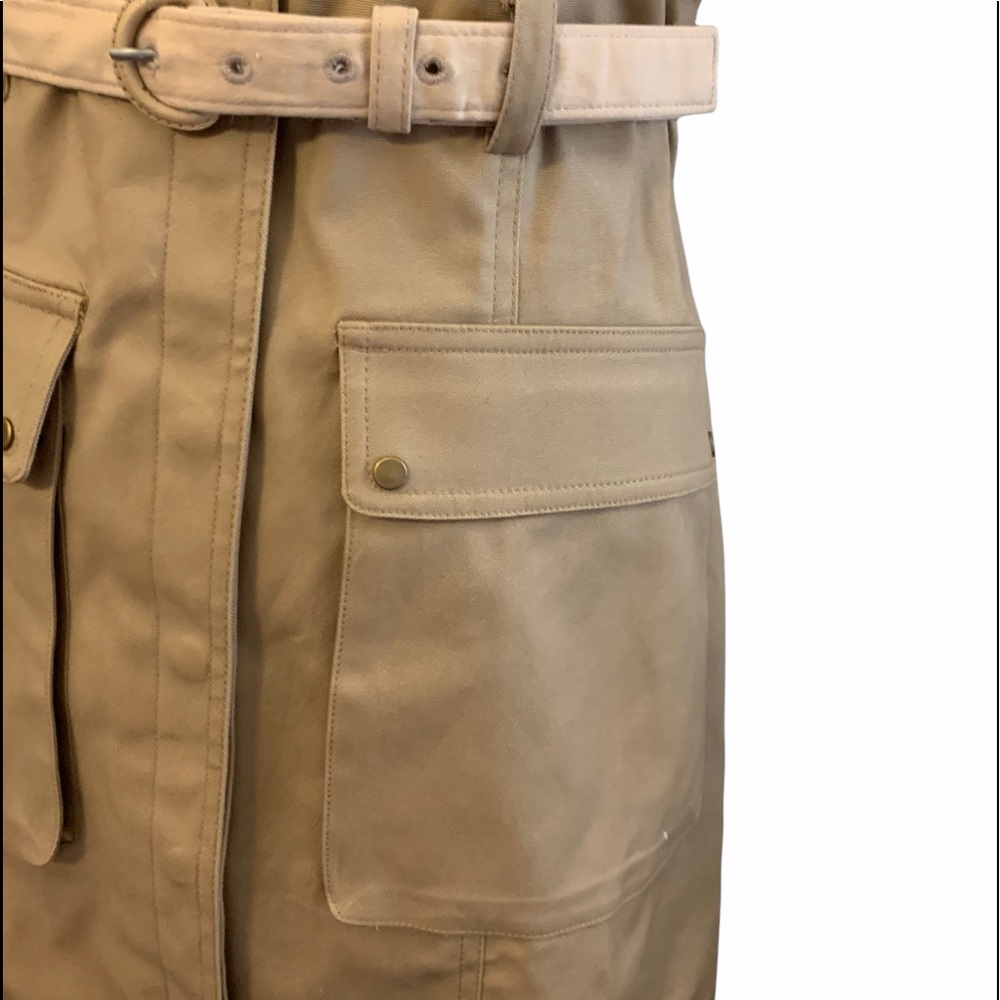 Cynthia Steffe Beige Belted Mini Dress - Picture 6 of 14